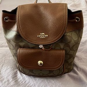 Coach mini backpack